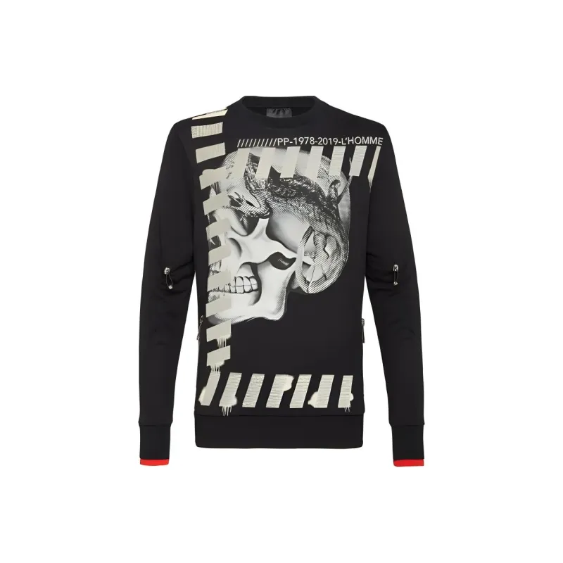 PHILIPP PLEIN Sweatshirts Men Black-0