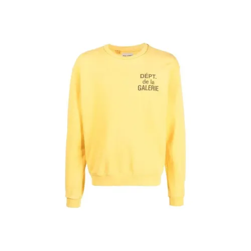 Gallery Dept. Sweatshirts Unisex Yellow