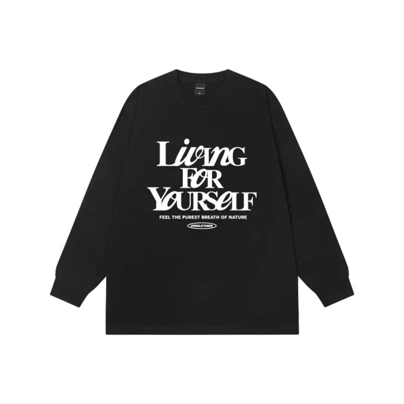 JUNGLE TIGER Long Sleeved T Shirt Unisex-0