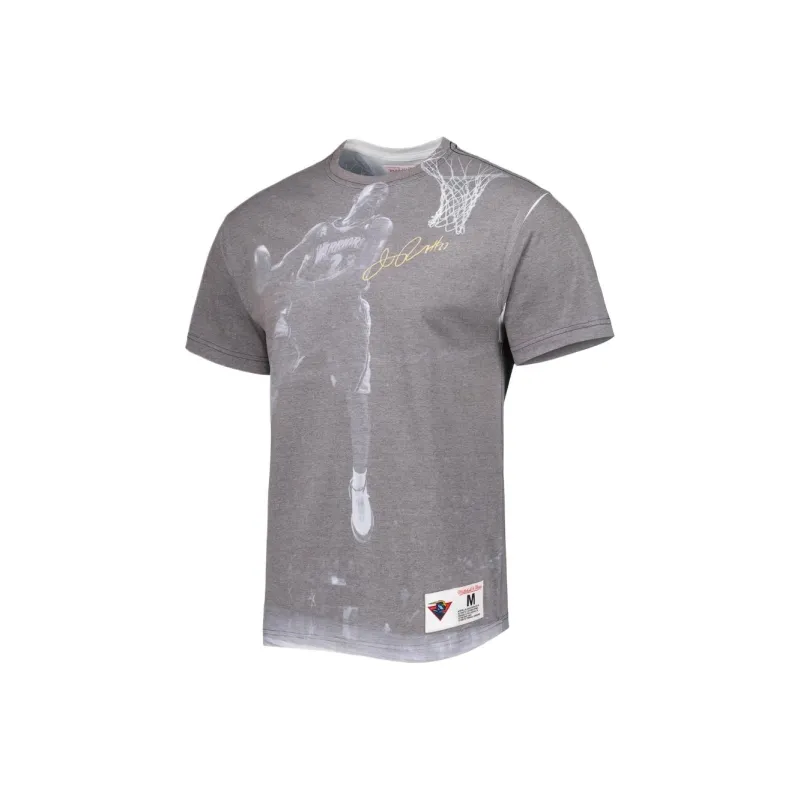 NBA x Mitchell & Ness Golden State Warriors Jason Richardson Above The Rim T-Shirt Men's Gray-0