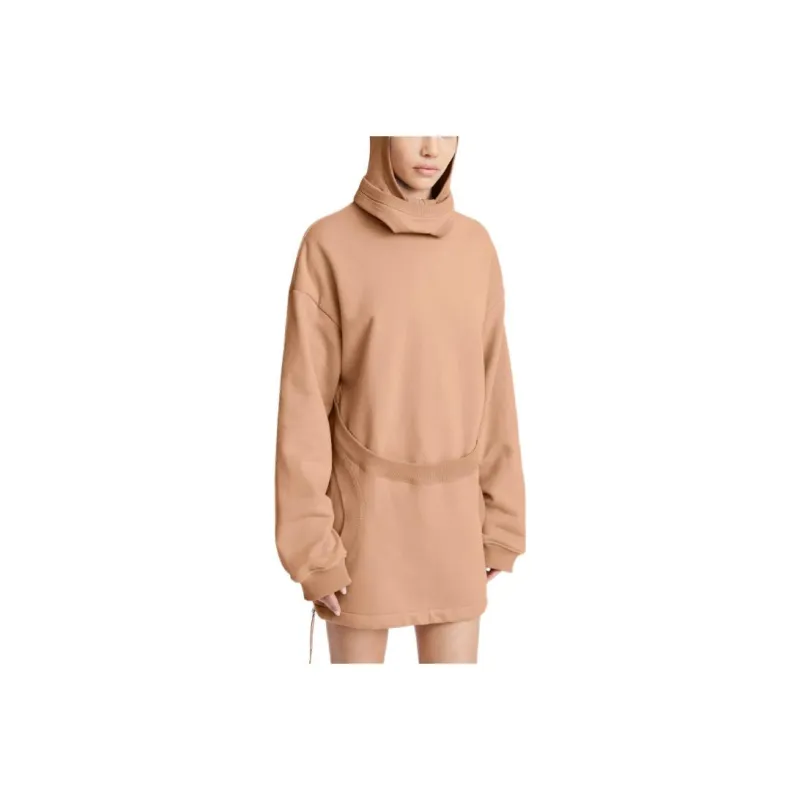 DION LEE Interlock Mask Drawstring Hoodie-0