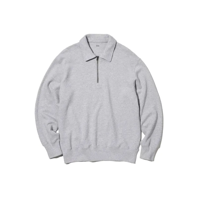 UNIQLO Sweatshirts Men Gray-0