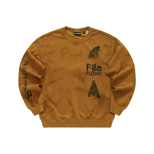 FILA FUSION WORKWEAR Sweatshirt Men's Yellow Leaves