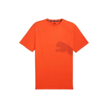 PUMA Training TrainBig Cat All Day Short Sleeve T Shirt Men's Red