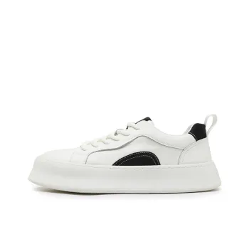 ENRICO COVERI Low Top Skateboard Shoes Men's White Black