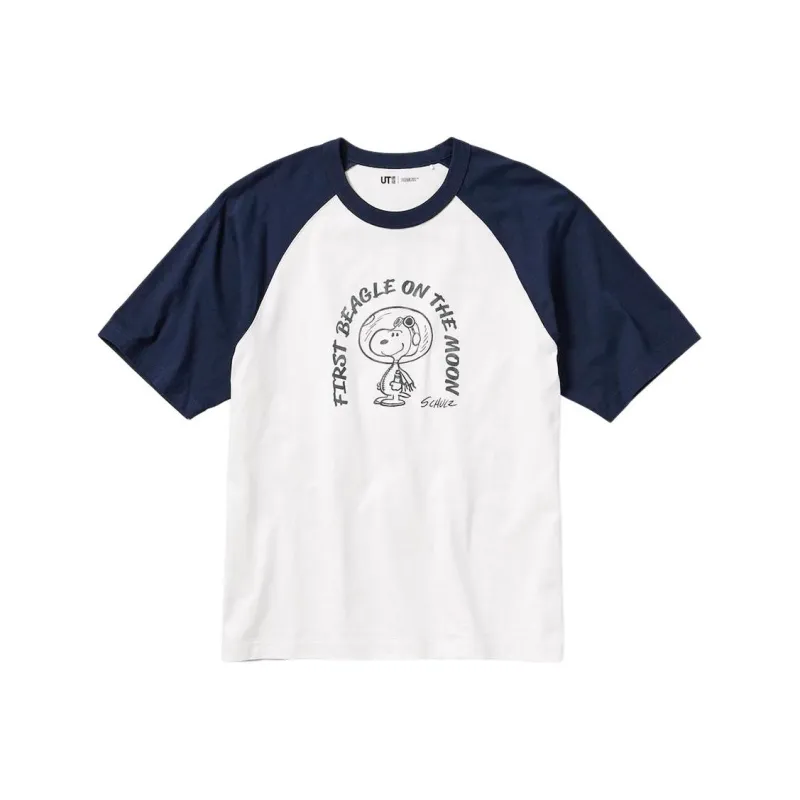 UNIQLO T Shirt Unisex Navy Blue-0