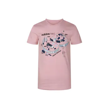 Adidas Neo FAVES TEE T-Shirt Men Pink