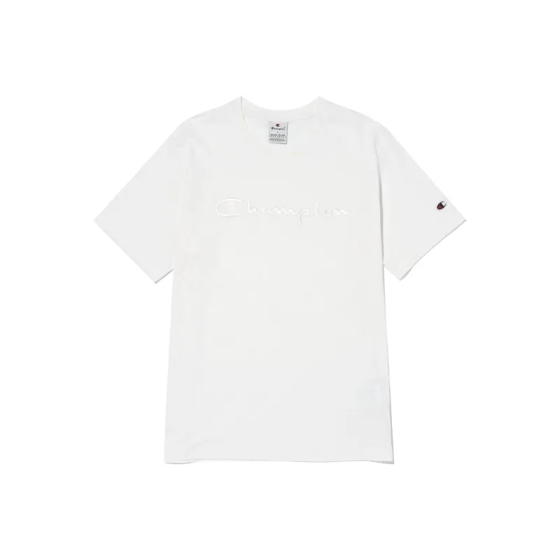 Champion T Shirts Unisex White-0