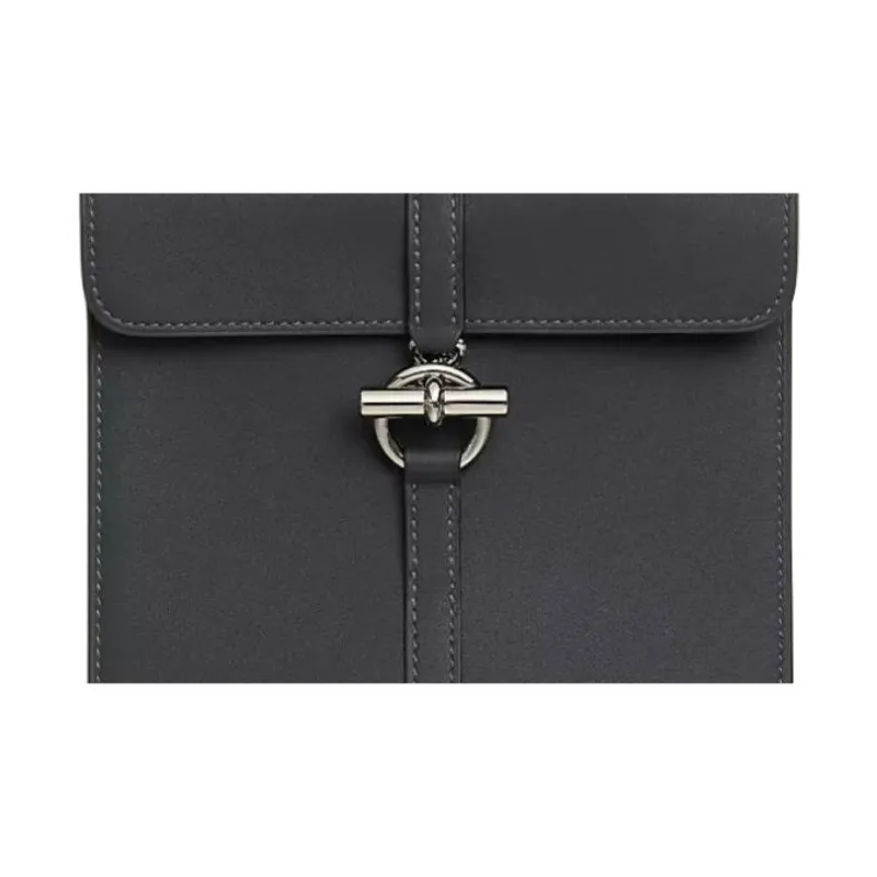 HERMES Swift Calfskin Handheld Crossbody Bag, Shoulder Bag Women's 85 Ardoise Slate Gray-2