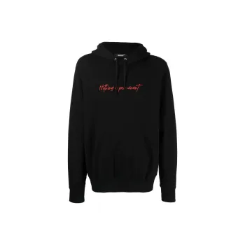 UNDERCOVER Nothing Is Permanent embroidered Hoodie