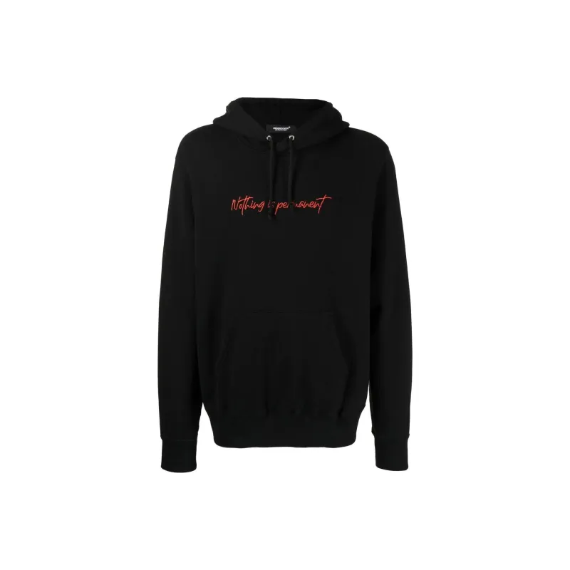 UNDERCOVER Nothing Is Permanent embroidered Hoodie-0