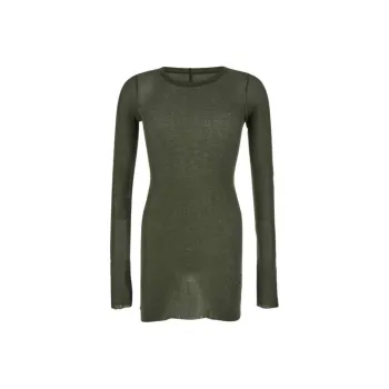 RICK OWENS Long Sleeved Semi Sheer Top