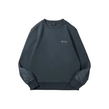 HLA Sweatshirts Men Dark Blue Splicing 7G