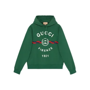 GUCCI Interlocking G Cotton Hoodie