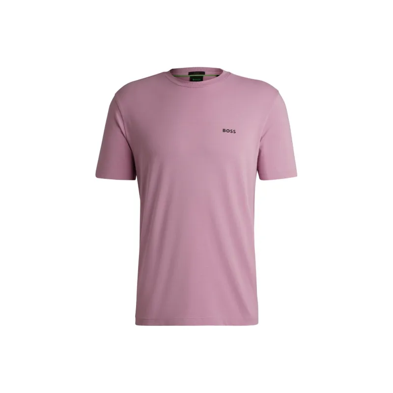 HUGO BOSS Logo embossed T shirt-0