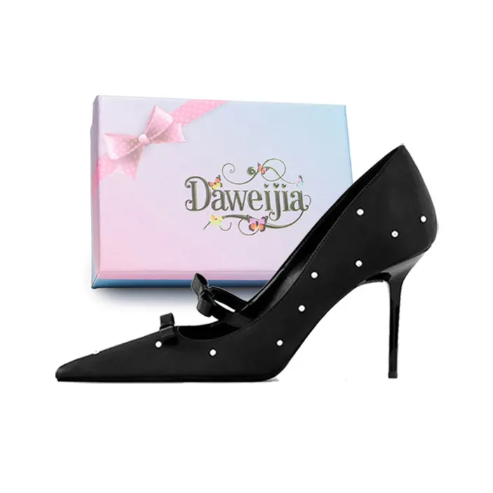 Dawei's House High Heels Women's Black-0