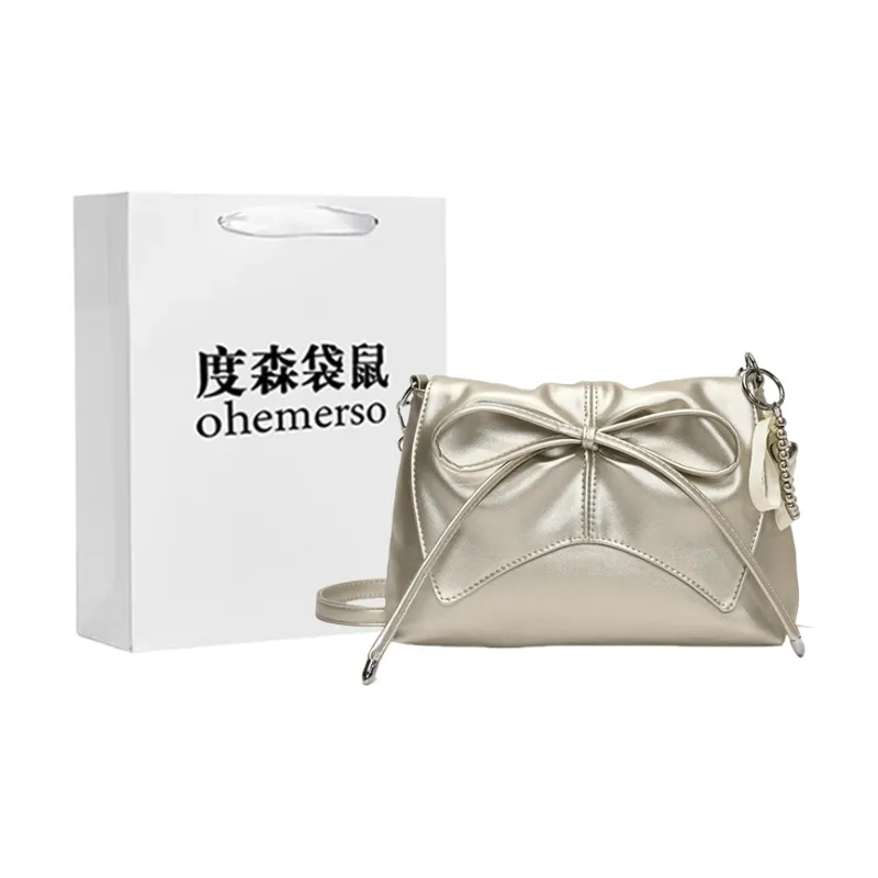 Dusen Kangaroo PU Shoulder Bag Regular Women's Neon Pink/Neon White/Silver/Black-12
