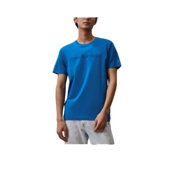 CALVIN KLEIN T-Shirt Unisex Peacock Blue
