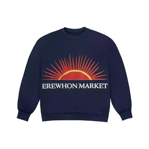 Cactus Plant Flea Market CPFM X Erewhon 콜라보레이션 시리즈 네이비 남녀공용 맨투맨