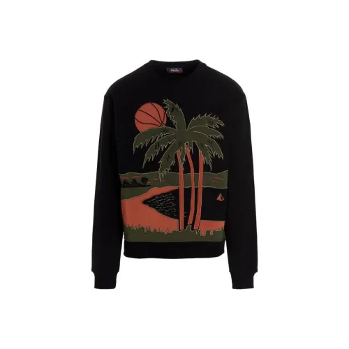 Just Don Palm Tree Print Jumper