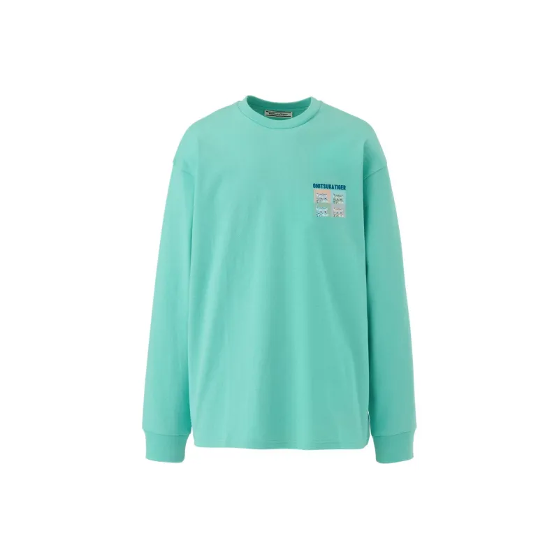 Onitsuka Tiger LS TEE T Shirt Unisex Beige-0