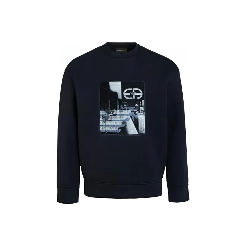 EMPORIO ARMANI Sweatshirt Men's Dark Blue-0