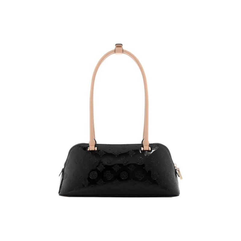 GUESS Artificial Leather Shoulder Bag Women's Black-2