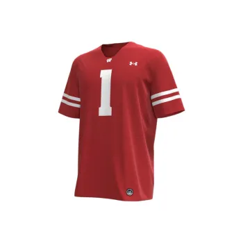 Under Armour Collegiate Football Replica Twill Jersey T Shirt Men Red