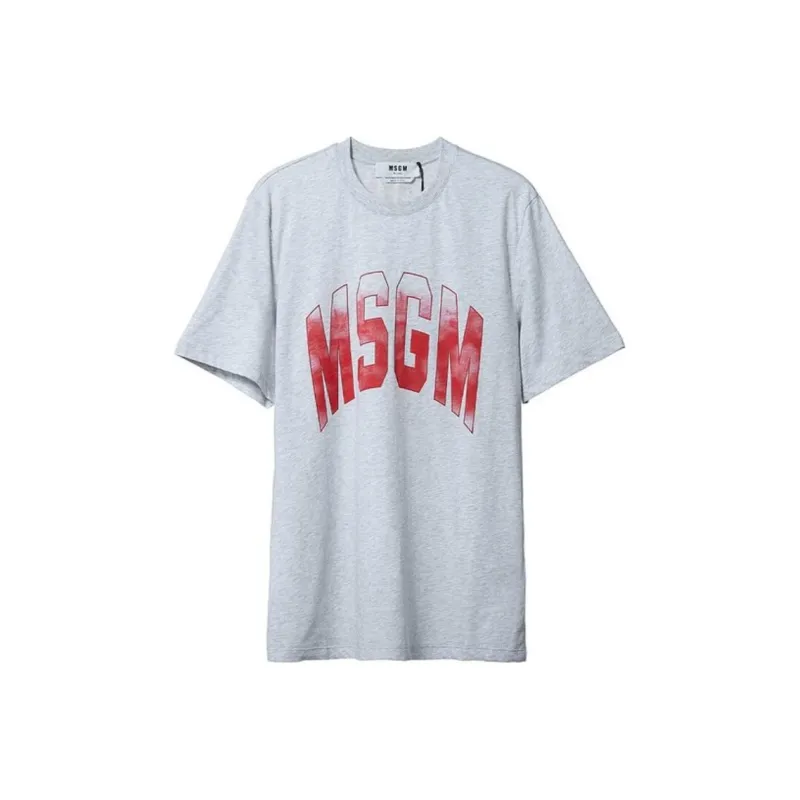 MSGM T Shirts Men Gray-0