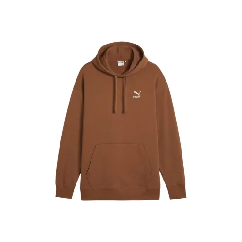 PUMA BETTER CLASSICS Hoodie Sweatshirt Unisex Brown