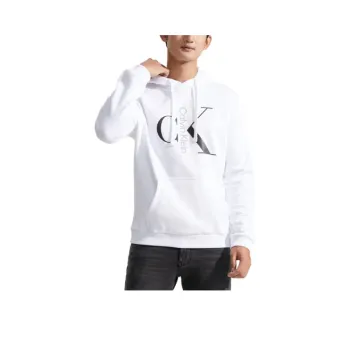 CALVIN KLEIN Sweatshirt Men's Moon White