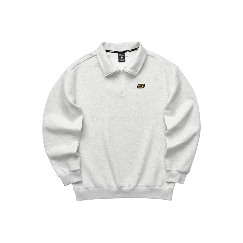 Skechers New Year Sweatshirt Men's Light Heather Gray-0
