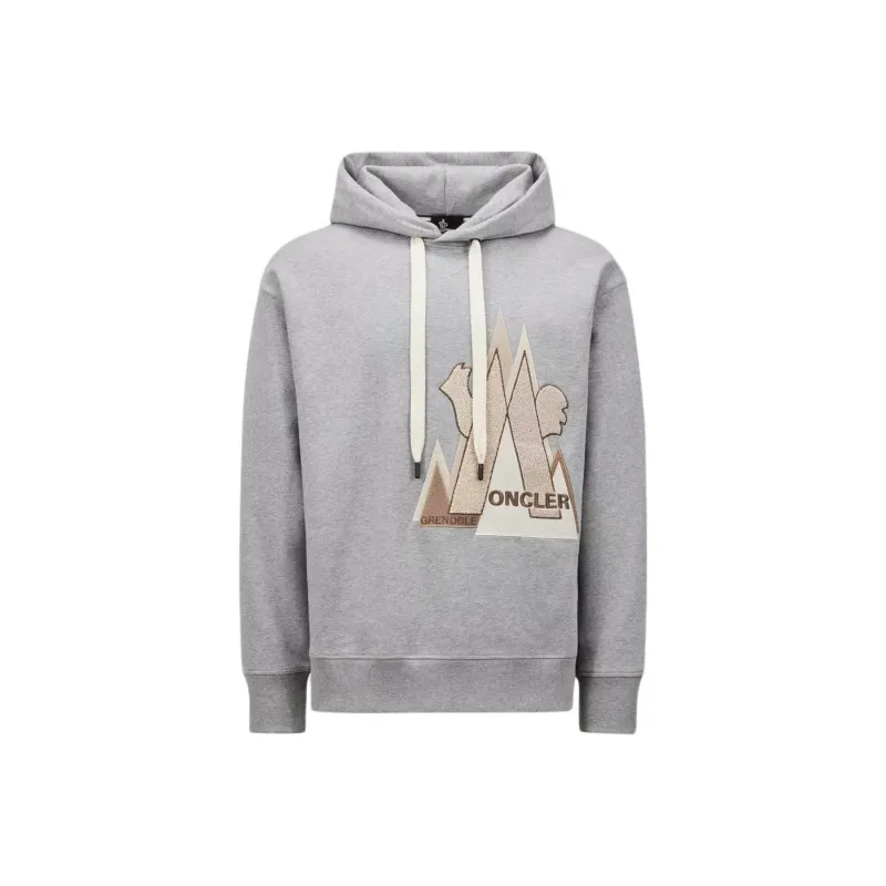 Moncler Logo Printed Drawstring Hoodie-0