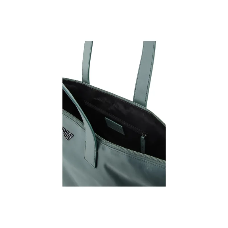 EMPORIO ARMANI Polyamide Combo Bag, Tote Bag, Shopping Bag, Shoulder Bag Men's Amber Green-3