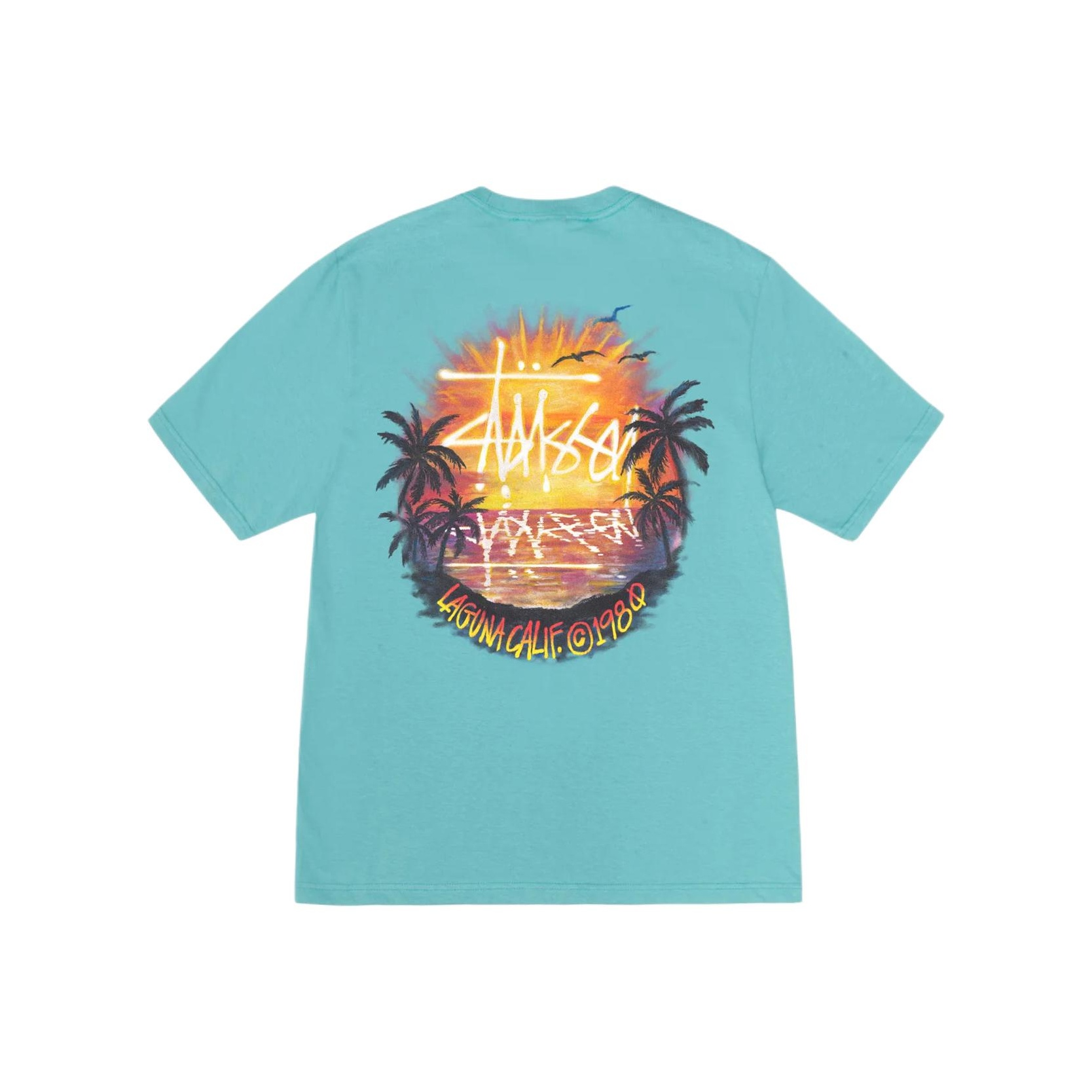 ★送料・関税込★STUSSY★SUNSET TEE★Tシャツ★WHITE Stussy SS24 Sunset Tee White - POIZON