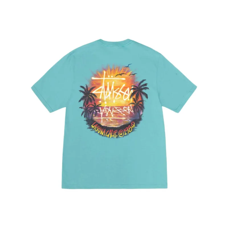Stussy SS24 Sunset Tee White-9