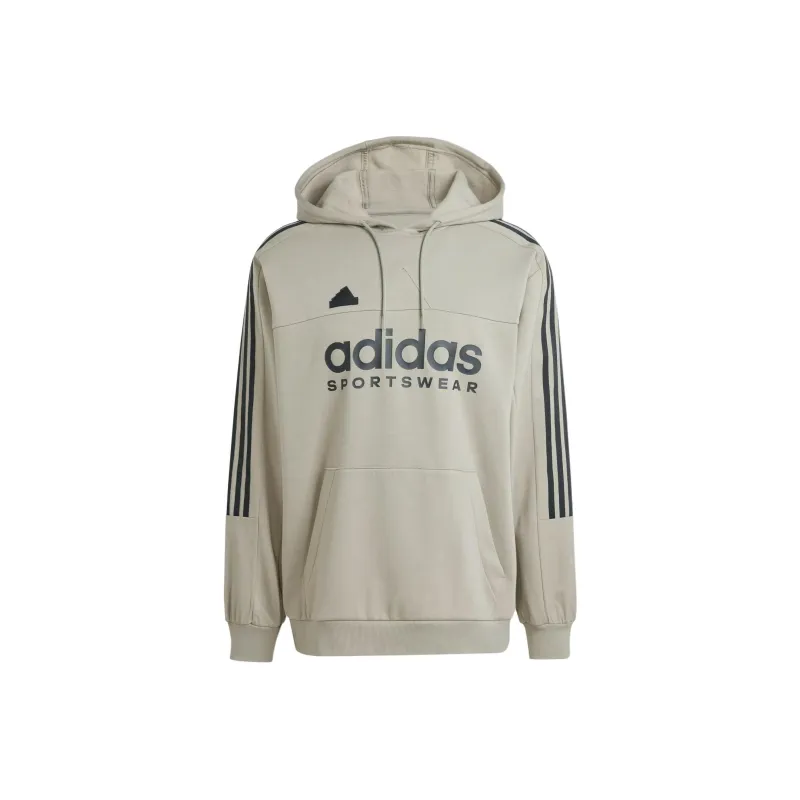 Adidas House Of Tiro Sportswear Hoodie Sweatshirt Men's Pebble Gray-0
