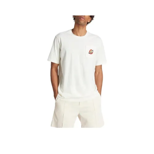 Adidas LEISURE NOTE OR T Shirt Men's White