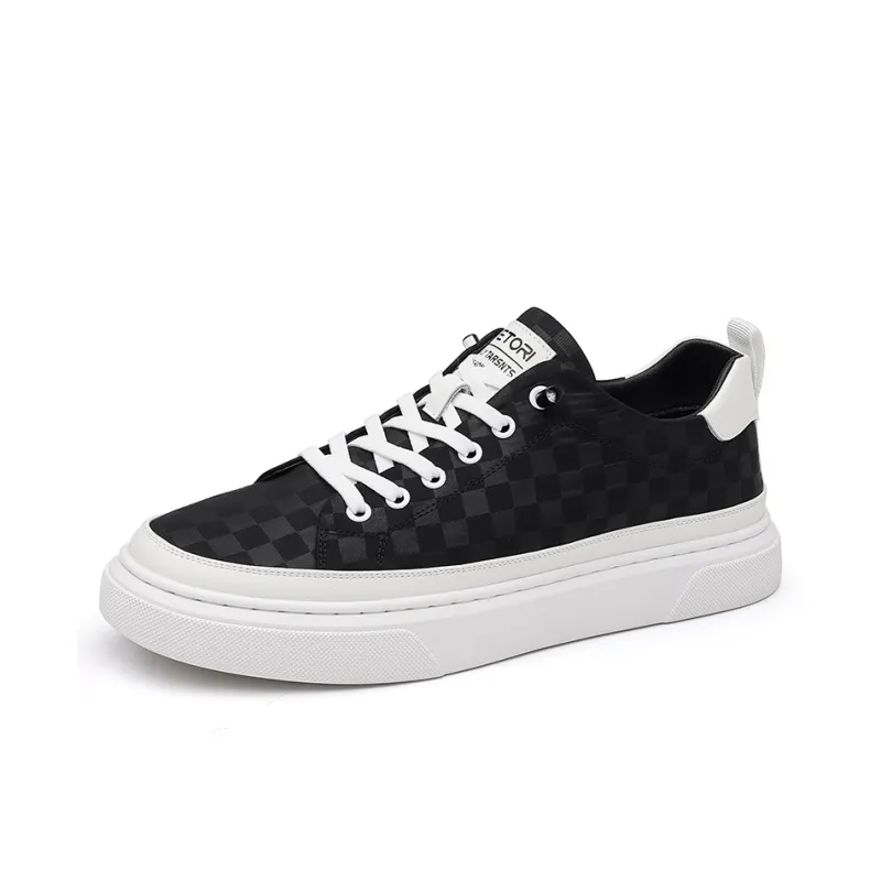 ENRICO COVERI Low Top Skateboard Shoes Men's Black-0