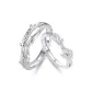 Intertwined Branch Design Couple Rings
