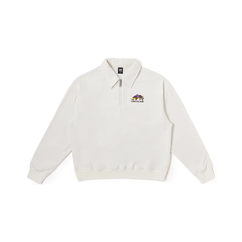 Lee Xline Sweatshirts Unisex White-0
