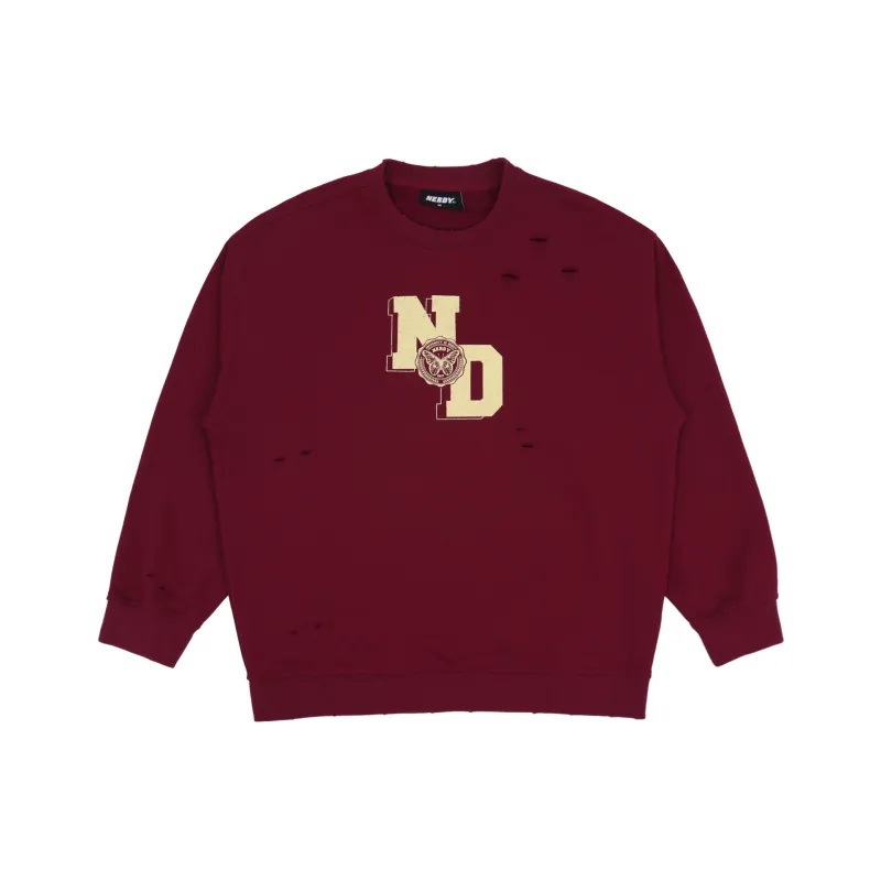 NERDY Sweatshirt Unisex Dark Red-0