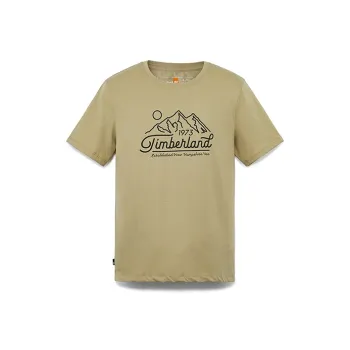 Timberland T Shirts Men Liquorice Yellow