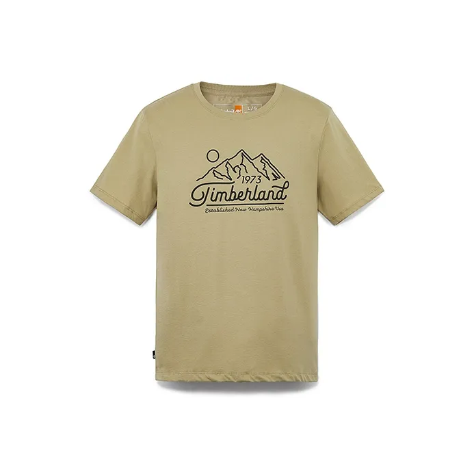 Timberland T Shirts Men Liquorice Yellow-0