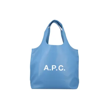 A.P.C Ninon Polyurethane With Polyester Tote Bag, Shopping Bag, Shoulder Bag Women's Cornflower Blue