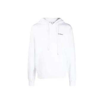 Off  Logo print Drawstring Hoodie