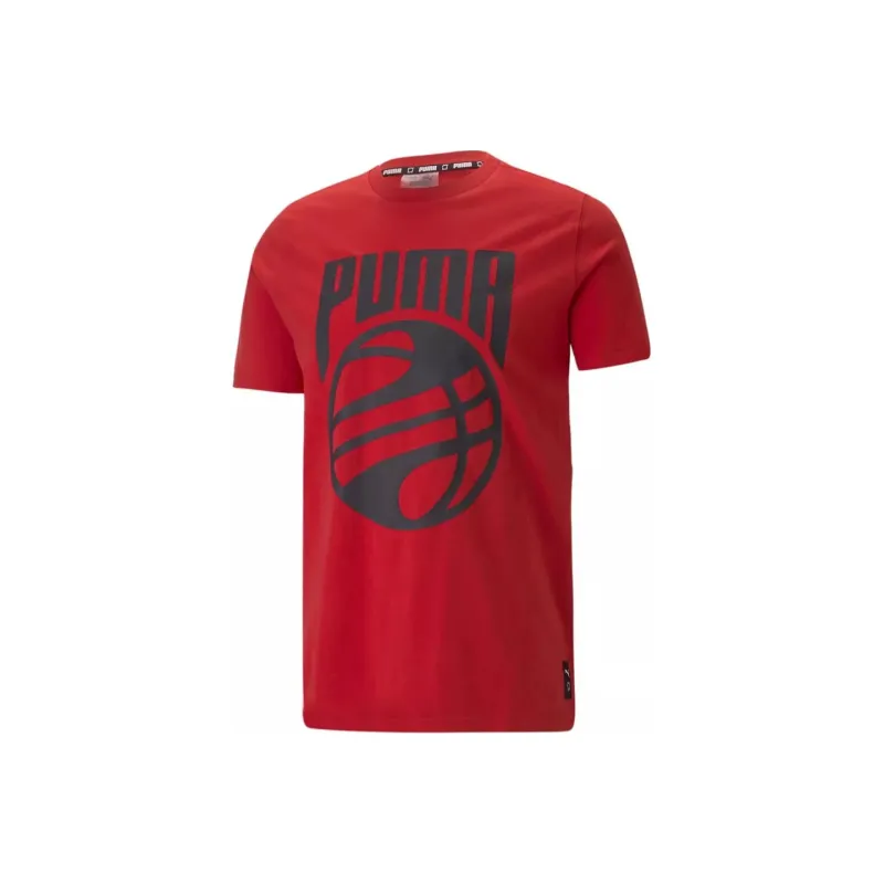 PUMA T Shirts Men Red-0