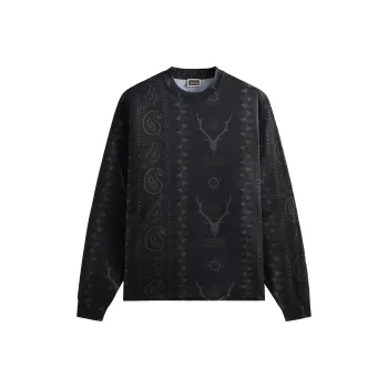 KITH X South2 West8 Columbia Paisley Stripe Terminal Tackle Long Sleeve