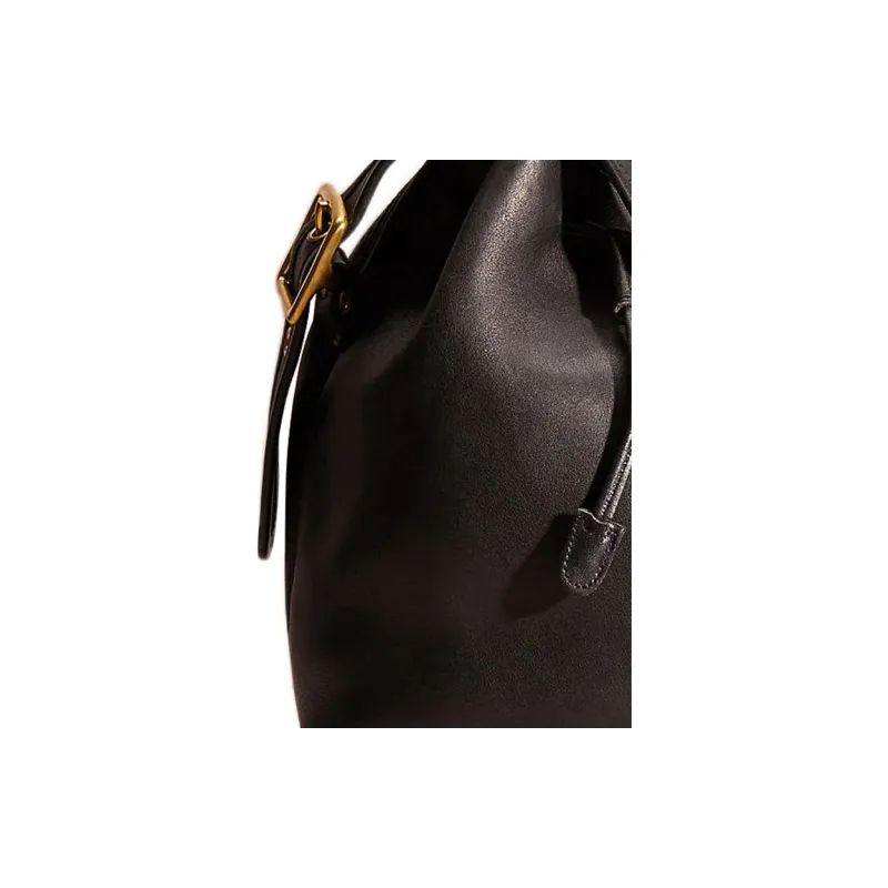 COACH Legacy Glove Tanning Shoulder Bag Crossbody Bag Handbag Medium Size Women's Black-2