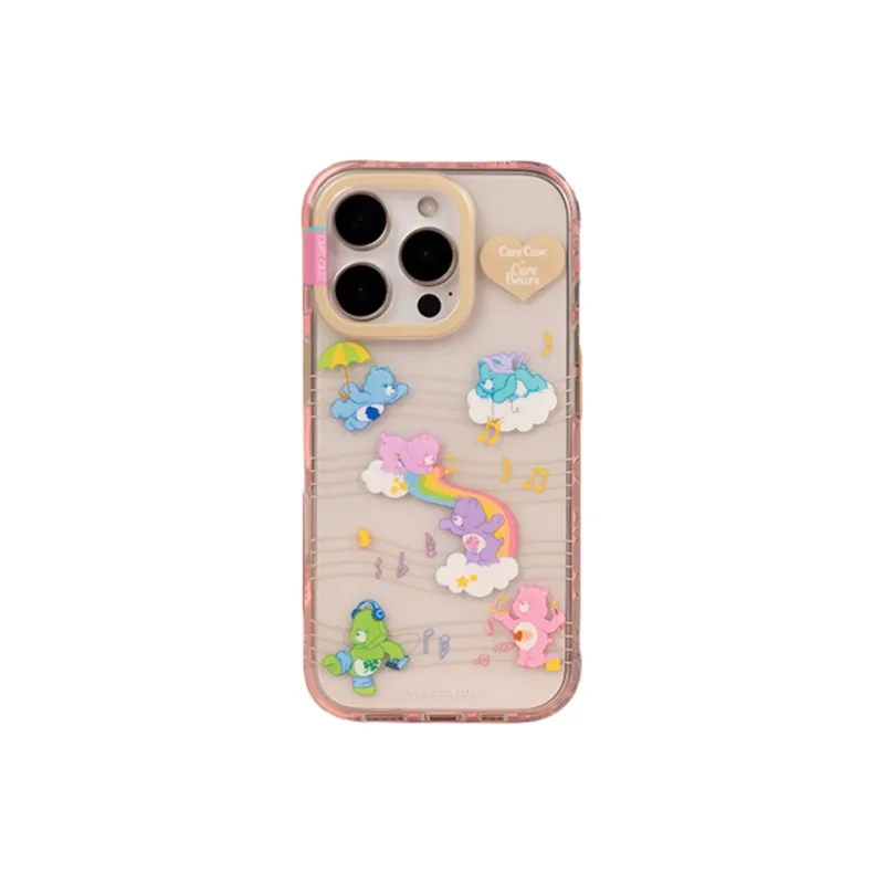 CARECASE TPU Material Care Bears Collaboration Heart Bear Family Phone Case Compatibility With Huawei Mate60 Pura70-4
